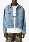 1989 Studio Logo-embossed Denim Jacket In Blue