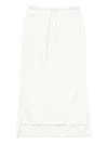 1989 Studio Asymmetric Maxi Skirt In White