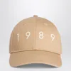 1989 Studio Embroidered 1989 Baseball Cap In Beige