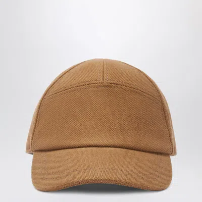 1989 Studio Panelled Curved Brim Cap In Brown