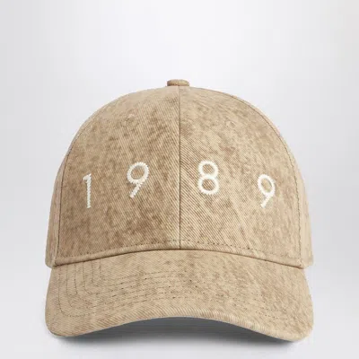 1989 STUDIO 1989 STUDIO  BASEBALL CAP DENIM FLOCK 1989 CAMO