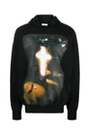 1989 Studio Graphic Divine Hoodie Kangaroo Pocket In Black