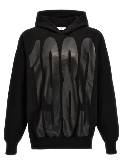 1989 STUDIO BLACK 1989 FADED LOGO HOODIE