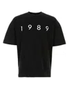 1989 Studio Solid Color Crew-neck T-shirt With Contrasting Logo