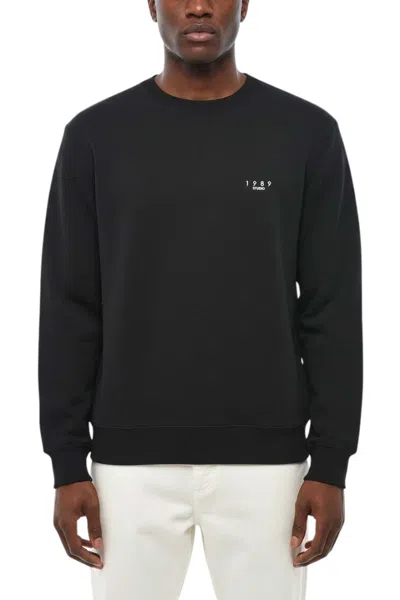 1989 Studio Black Logo Crew Neck Sweatshirt