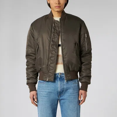 1989 STUDIO 1989 STUDIO BROWN NYLON BOMBER 1989