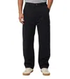 1989 Studio Black Relaxed Solid Pants In Black
