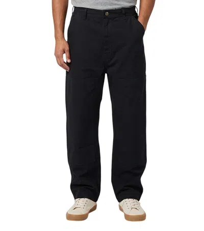 1989 Studio Black Relaxed Solid Pants