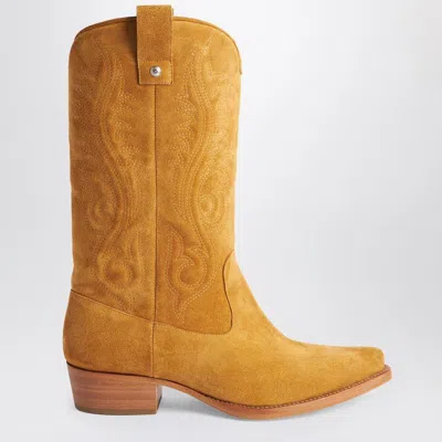 1989 STUDIO 1989 STUDIO  BROWN COWBOY BOOTS