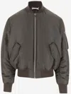 1989 Studio Short Nylon Bomber Jacket In Brown