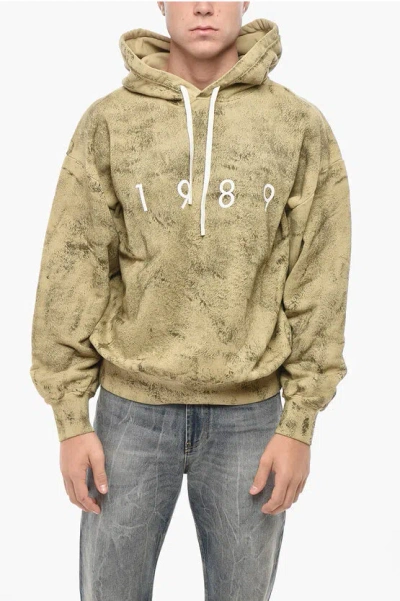 1989 STUDIO Brushed Cotton Hoodie with Embossed Logo