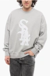 1989 Studio Brushed Cotton Midwest Relaxed Crew-neck Sweatshirt With Vel