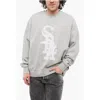 1989 Studio Brushed Cotton Midwest Relaxed Crew-neck Sweatshirt With Vel