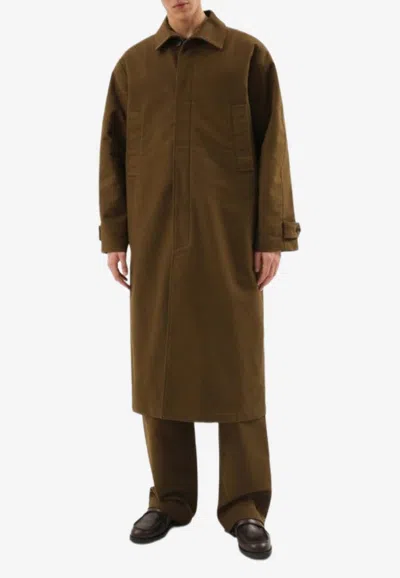 1989 STUDIO BUTTONED MACKINTOSH COAT