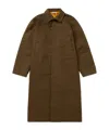 1989 Studio Mackintosh Coat With Back Yoke And Collar In Brown