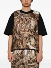 1989 Studio Camouflage-pattern Vest In Brown