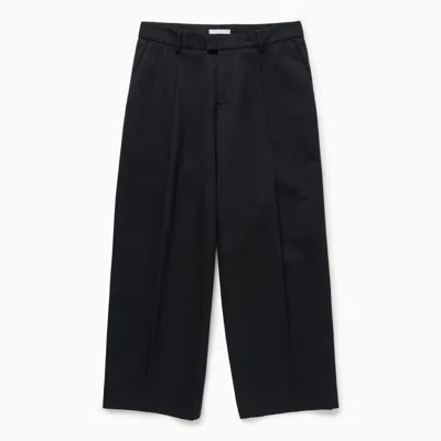 1989 STUDIO 1989 STUDIO CHINO PLEATED PANTS DARK BLUE
