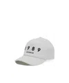 1989 Studio Embroidered Logo Baseball Cap In White