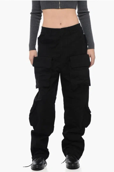 1989 Studio Cotton Blend Desert Cargo Pants In Black