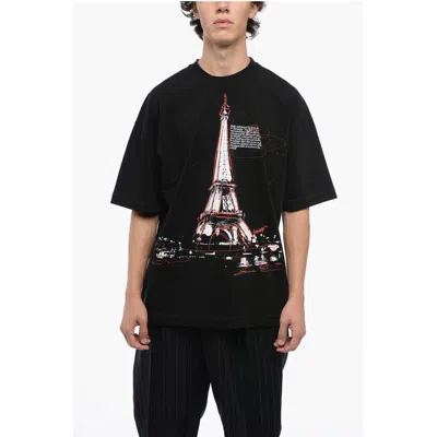 1989 Studio Cotton Crew-neck T-shirt With Frontal Men's Print