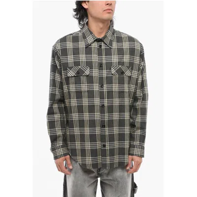 1989 Studio Cotton Flannel Shirt With Tartan Motif