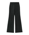 1989 Studio Cotton Flared Trousers In Green