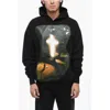 1989 Studio Graphic Divine Hoodie Kangaroo Pocket In Black