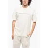 1989 Studio Cotton Lehman Brothers Crew-neck T-shirt With Print Back In White