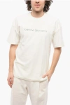 1989 Studio Cotton Lehman Brothers Crew-neck T-shirt With Print Back