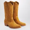 1989 Studio Brown Cowboy Boots In Brown