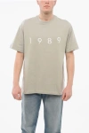 1989 Studio Crew Neck Cotton T-shirt With Embossed Logo