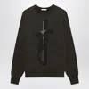 1989 Studio Cross And Amen Print Sweatshirt In Brown
