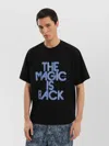 1989 Studio Crew Neck Graphic Print Short Sleeves T-shirt In Black