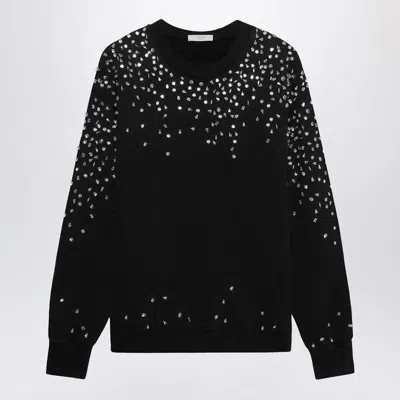 1989 Studio Crew-neck Sweatshirt Crystals In Black
