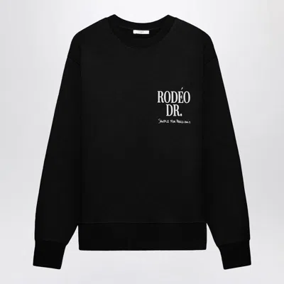 1989 Studio Crew-neck Sweatshirt Rodeo In Black