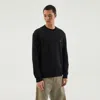 1989 Studio Logo Embroidered Crewneck Sweatshirt In Black