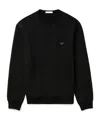 1989 Studio Logo Embroidered Crewneck Sweatshirt In Black