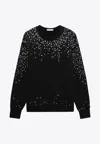1989 Studio Crystal Embellished Sweatshirt In Black