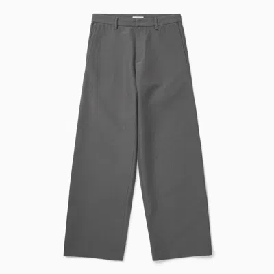1989 Studio Curved Flared Pants Dark In Grey