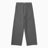 1989 Studio Curved Flared Pants Dark Grey