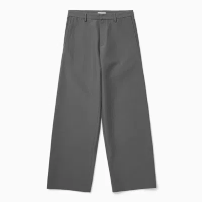 1989 STUDIO 1989 STUDIO CURVED FLARED PANTS DARK GREY