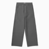 1989 Studio Curved Flared Pants Dark Grey