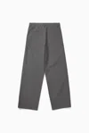 1989 Studio Curved Flared Pants In Gray