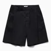 1989 Studio Pleated Shorts With Back And Side Pockets In Black