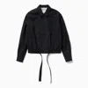 1989 Studio Dark Blue Short Trench Jacket In Blue