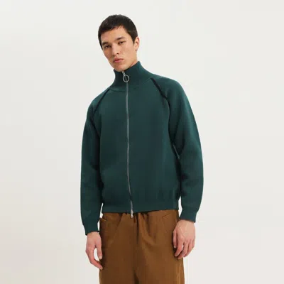 1989 Studio High Collar Raglan Sweater In Green