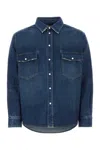 1989 Studio Shirt With Chest Pockets And Embroidered Detail In Denim
