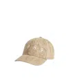 1989 Studio Baseball Cap Denim Flock 1989 Camo In Beige
