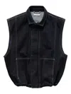 1989 Studio Denim Vest Dark Blue In Blue