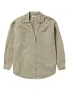 1989 Studio Light Brown Denim Overshirt In Neutrals
